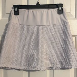 White Athletic Skort